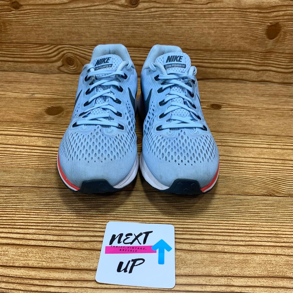 *SOLD* Nike Zoom Pegasus 34 Ice Blue Running Shoe - Picture 4 of 11